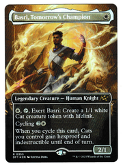 Magic the Gathering Aetherdrift Basri, Tomorrow's Champion Borderless Foil